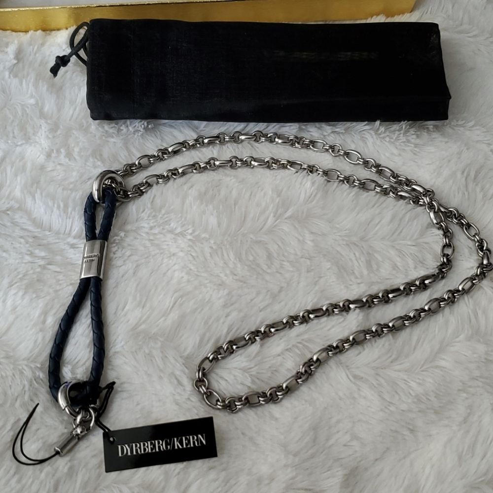 Dyrberg/Kern silver necklace with pendant